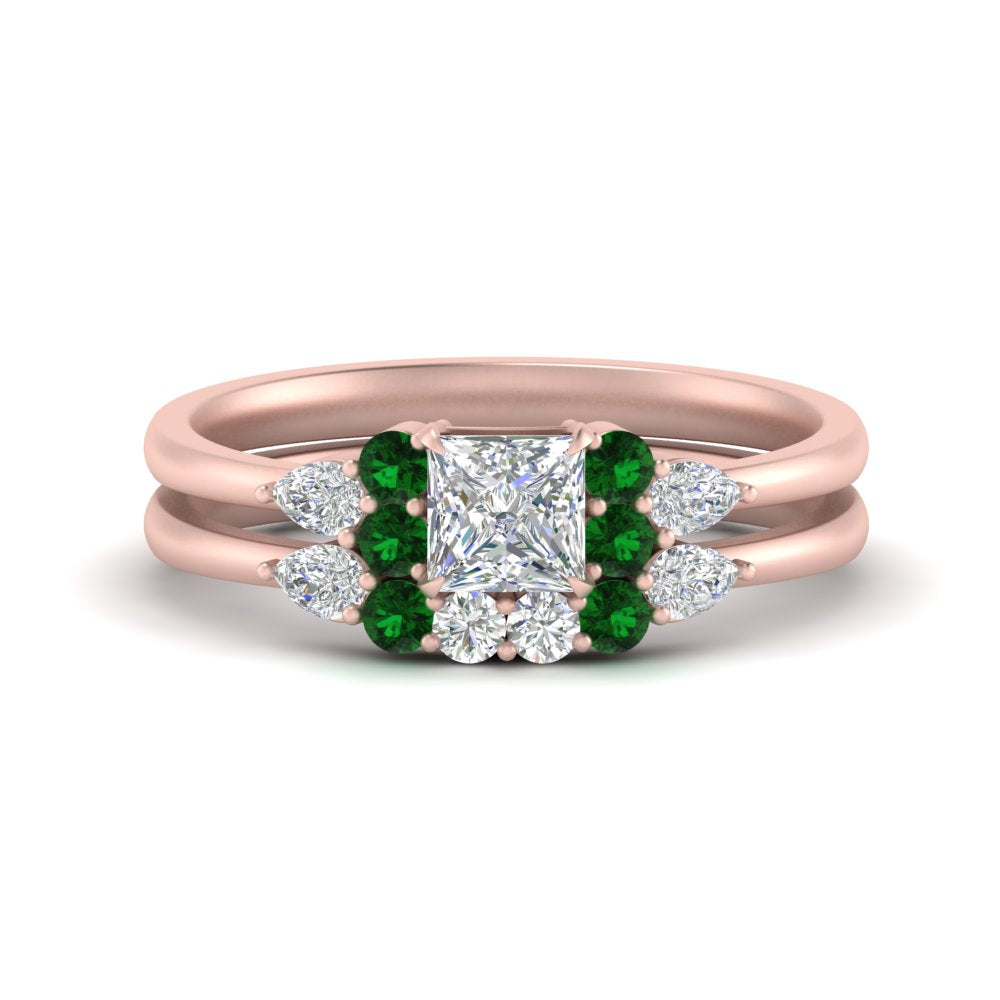 pear-accent-emerald-princess-cut-wedding-ring-set-in-FD9289PRGEMGR-ANGLE3-NL-RG