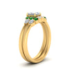 Load image into Gallery viewer, pear-accent-emerald-princess-cut-wedding-ring-set-in-FD9289PRGEMGR-ANGLE3-NL-YG
