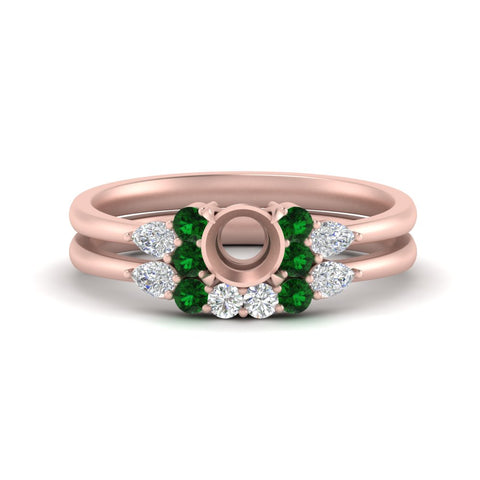 pear-accent-emerald-semi-mount-wedding-ring-set-in-FD9289SMGEMGR-ANGLE3-NL-RG
