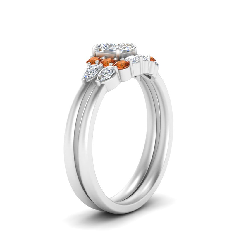 pear-accent-orange-sapphire-asscher-cut-wedding-ring-set-in-FD9289ASGSAOR-ANGLE3-NL-WG