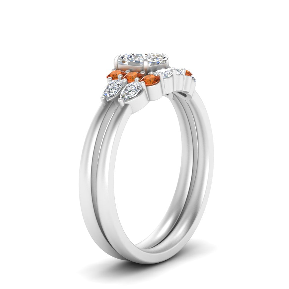pear-accent-orange-sapphire-asscher-cut-wedding-ring-set-in-FD9289ASGSAOR-ANGLE3-NL-WG
