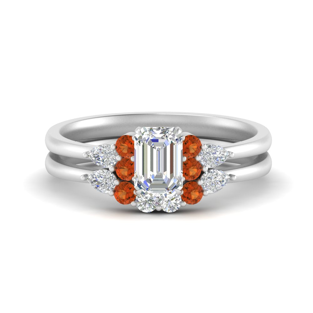 pear-accent-orange-sapphire-emerald-cut-wedding-ring-set-in-FD9289EMGSAOR-ANGLE3-NL-WG