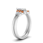 Load image into Gallery viewer, pear-accent-orange-sapphire-marquise-cut-wedding-ring-set-in-FD9289MQGSAOR-ANGLE3-NL-WG
