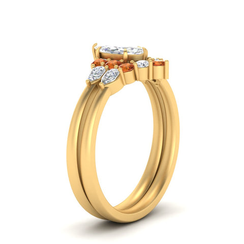pear-accent-orange-sapphire-marquise-cut-wedding-ring-set-in-FD9289MQGSAOR-ANGLE3-NL-YG
