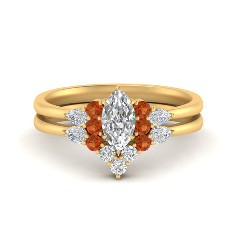 pear-accent-orange-sapphire-marquise-cut-wedding-ring-set-in-FD9289MQGSAOR-ANGLE3-NL-YG