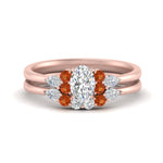 Load image into Gallery viewer, pear-accent-orange-sapphire-oval-shaped-wedding-ring-set-in-FD9289OVGSAOR-ANGLE3-NL-RG
