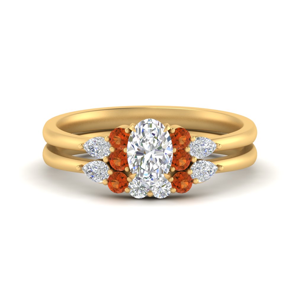 pear-accent-orange-sapphire-oval-shaped-wedding-ring-set-in-FD9289OVGSAOR-ANGLE3-NL-YG