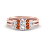 Load image into Gallery viewer, pear-accent-orange-sapphire-pear-shaped-wedding-ring-set-in-FD9289PEGSAOR-ANGLE3-NL-RG
