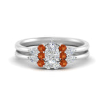 Load image into Gallery viewer, pear-accent-orange-sapphire-pear-shaped-wedding-ring-set-in-FD9289PEGSAOR-ANGLE3-NL-WG
