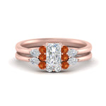 Load image into Gallery viewer, pear-accent-orange-sapphire-radiant-cut-wedding-ring-set-in-FD9289RAGSAOR-ANGLE3-NL-RG
