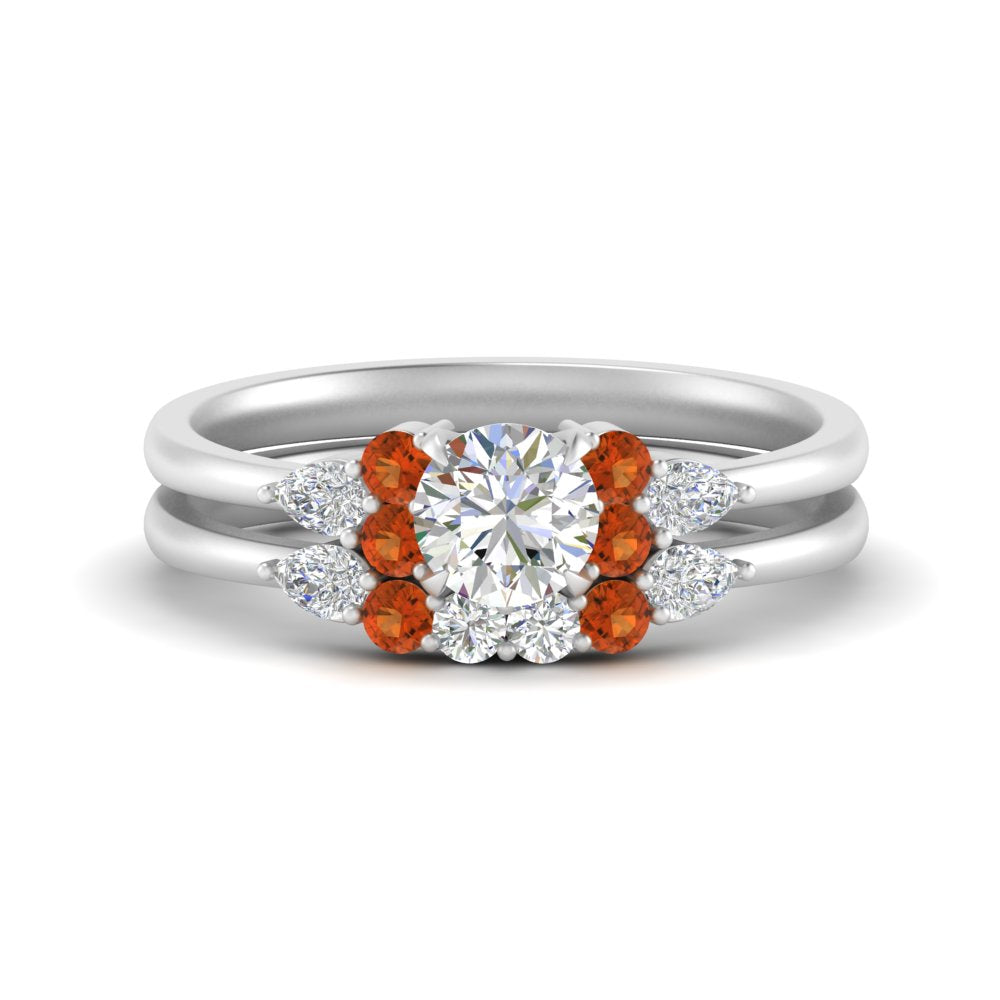pear-accent-orange-sapphire-round-cut-wedding-ring-set-in-FD9289ROGSAOR-ANGLE3-NL-WG