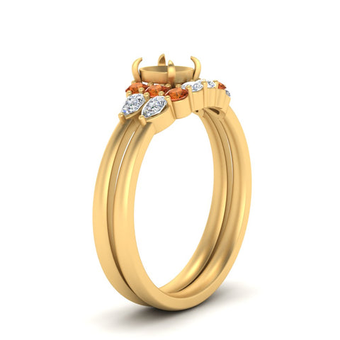 pear-accent-orange-sapphire-semi-mount-wedding-ring-set-in-FD9289SMGSAOR-ANGLE3-NL-YG