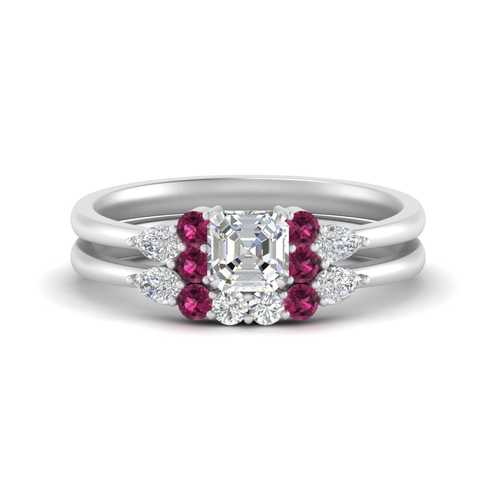 pear-accent-pink-sapphire-asscher-cut-wedding-ring-set-in-FD9289ASGSADRPI-ANGLE3-NL-WG