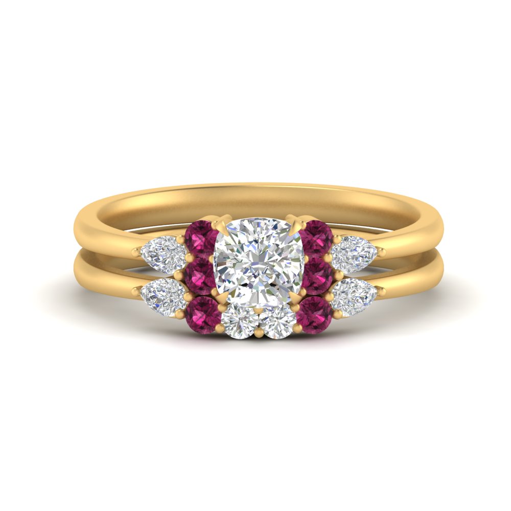 pear-accent-pink-sapphire-cushion-cut-wedding-ring-set-in-FD9289CUGSADRPI-ANGLE3-NL-YG