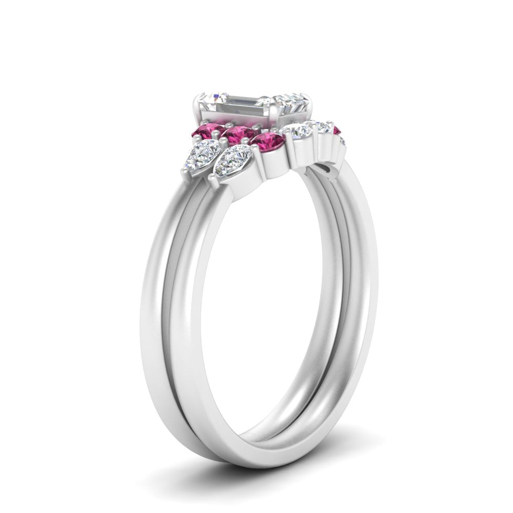 pear-accent-pink-sapphire-emerald-cut-wedding-ring-set-in-FD9289EMGSADRPI-ANGLE3-NL-WG
