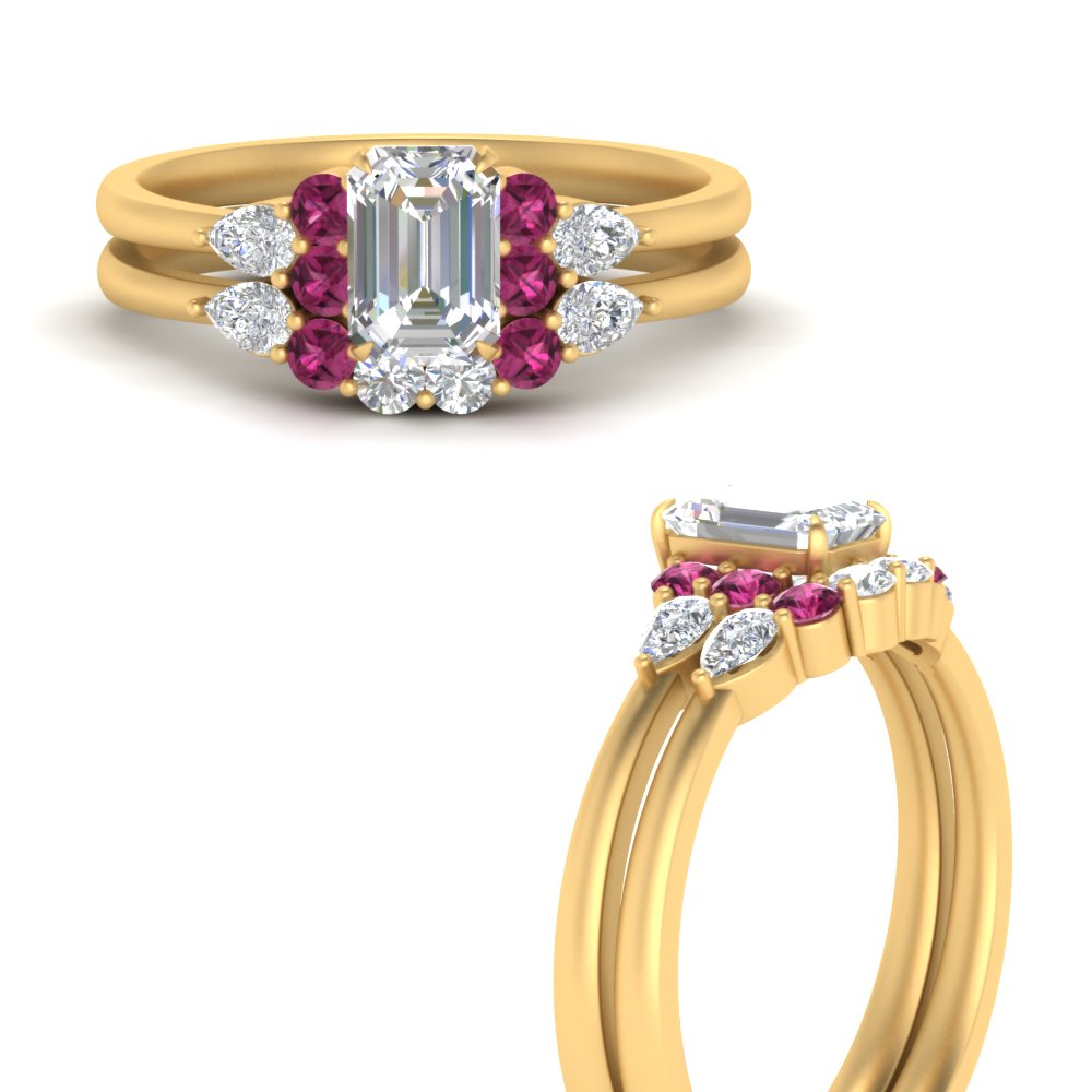pear-accent-pink-sapphire-emerald-cut-wedding-ring-set-in-FD9289EMGSADRPI-ANGLE3-NL-YG