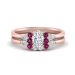 Load image into Gallery viewer, pear-accent-pink-sapphire-oval-shaped-wedding-ring-set-in-FD9289OVGSADRPI-ANGLE3-NL-RG
