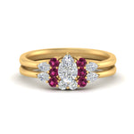 Load image into Gallery viewer, pear-accent-pink-sapphire-pear-shaped-wedding-ring-set-in-FD9289PEGSADRPI-ANGLE3-NL-YG
