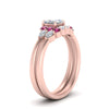 Load image into Gallery viewer, pear-accent-pink-sapphire-princess-cut-wedding-ring-set-in-FD9289PRGSADRPI-ANGLE3-NL-RG