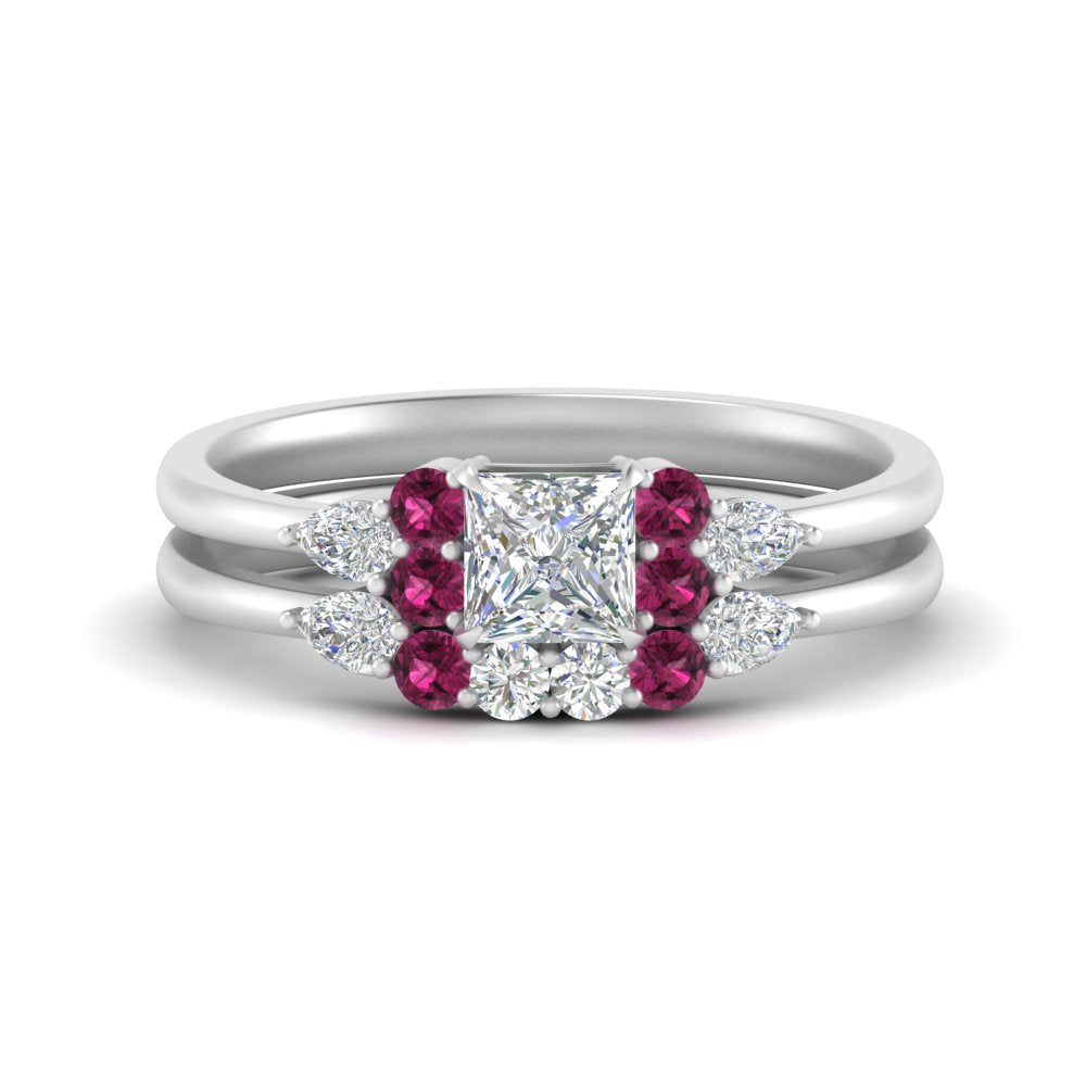 pear-accent-pink-sapphire-princess-cut-wedding-ring-set-in-FD9289PRGSADRPI-ANGLE3-NL-WG