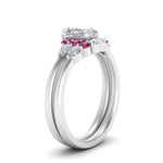 Load image into Gallery viewer, pear-accent-pink-sapphire-radiant-cut-wedding-ring-set-in-FD9289RAGSADRPI-ANGLE3-NL-WG
