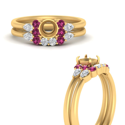 pear-accent-pink-sapphire-semi-mount-wedding-ring-set-in-FD9289SMGSADRPI-ANGLE3-NL-YG
