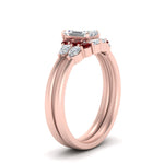 Load image into Gallery viewer, pear-accent-ruby-emerald-cut-wedding-ring-set-in-FD9289EMGRUDR-ANGLE3-NL-RG
