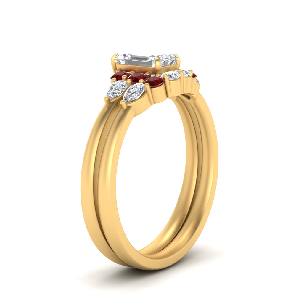 pear-accent-ruby-emerald-cut-wedding-ring-set-in-FD9289EMGRUDR-ANGLE3-NL-YG