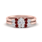 Load image into Gallery viewer, pear-accent-ruby-heart-shaped-wedding-ring-set-in-FD9289HTGRUDR-ANGLE3-NL-RG
