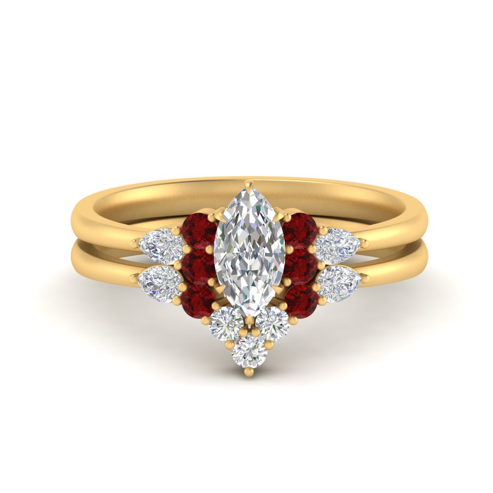 pear-accent-ruby-marquise-cut-wedding-ring-set-in-FD9289MQGRUDR-ANGLE3-NL-YG