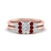 Load image into Gallery viewer, pear-accent-ruby-princess-cut-wedding-ring-set-in-FD9289PRGRUDR-ANGLE3-NL-RG