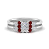 Load image into Gallery viewer, pear-accent-ruby-princess-cut-wedding-ring-set-in-FD9289PRGRUDR-ANGLE3-NL-WG