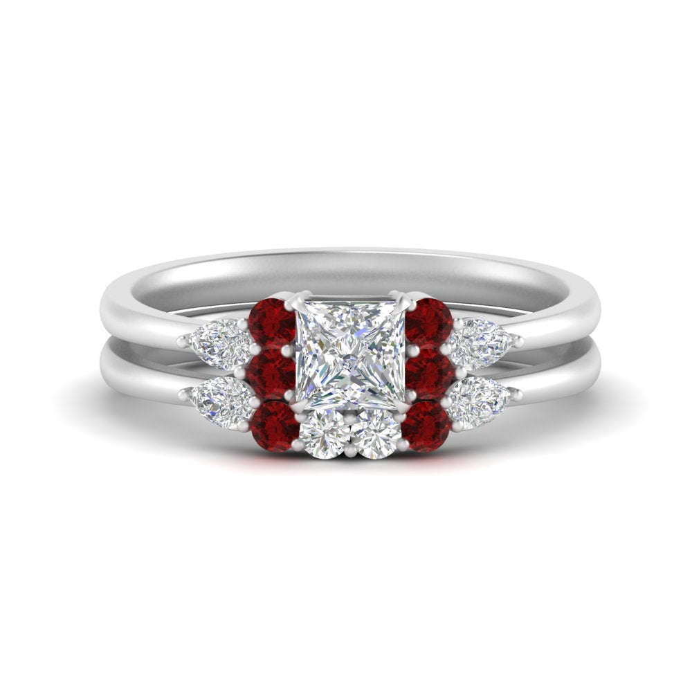 pear-accent-ruby-princess-cut-wedding-ring-set-in-FD9289PRGRUDR-ANGLE3-NL-WG
