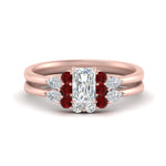 Load image into Gallery viewer, pear-accent-ruby-radiant-cut-wedding-ring-set-in-FD9289RAGRUDR-ANGLE3-NL-RG
