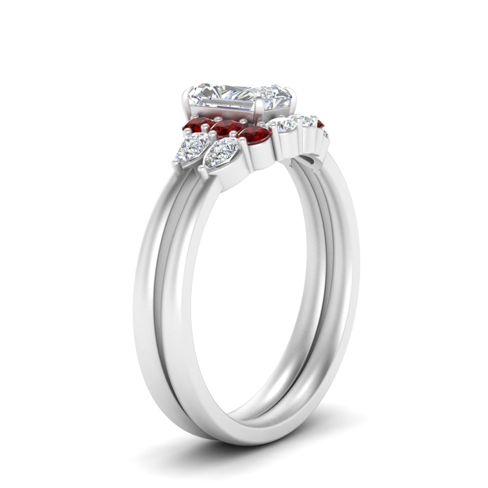 pear-accent-ruby-radiant-cut-wedding-ring-set-in-FD9289RAGRUDR-ANGLE3-NL-WG