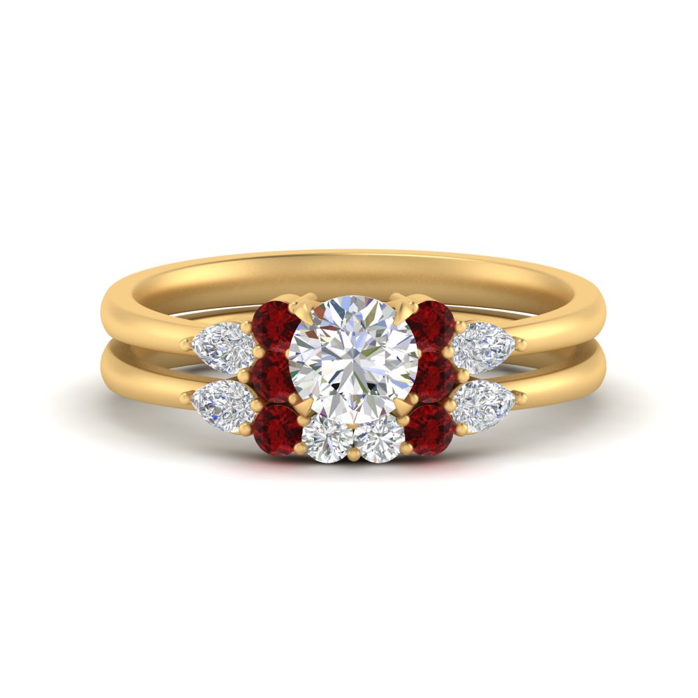 pear-accent-ruby-round-cut-wedding-ring-set-in-FD9289ROGRUDR-ANGLE3-NL-YG
