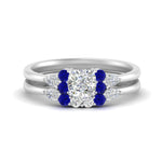 Load image into Gallery viewer, pear-accent-sapphire-cushion-cut-wedding-ring-set-in-FD9289CUGSABL-ANGLE3-NL-WG
