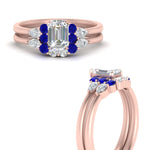 Load image into Gallery viewer, pear-accent-sapphire-emerald-cut-wedding-ring-set-in-FD9289EMGSABL-ANGLE3-NL-RG
