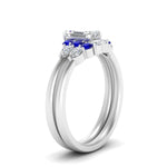 Load image into Gallery viewer, pear-accent-sapphire-emerald-cut-wedding-ring-set-in-FD9289EMGSABL-ANGLE3-NL-WG
