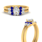 Load image into Gallery viewer, pear-accent-sapphire-heart-shaped-wedding-ring-set-in-FD9289HTGSABL-ANGLE3-NL-YG

