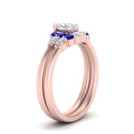 Load image into Gallery viewer, pear-accent-sapphire-pear-shaped-wedding-ring-set-in-FD9289PEGSABL-ANGLE3-NL-RG
