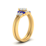 Load image into Gallery viewer, pear-accent-sapphire-pear-shaped-wedding-ring-set-in-FD9289PEGSABL-ANGLE3-NL-YG
