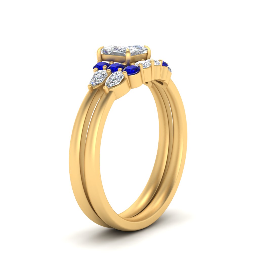 pear-accent-sapphire-princess-cut-wedding-ring-set-in-FD9289PRGSABL-ANGLE3-NL-YG