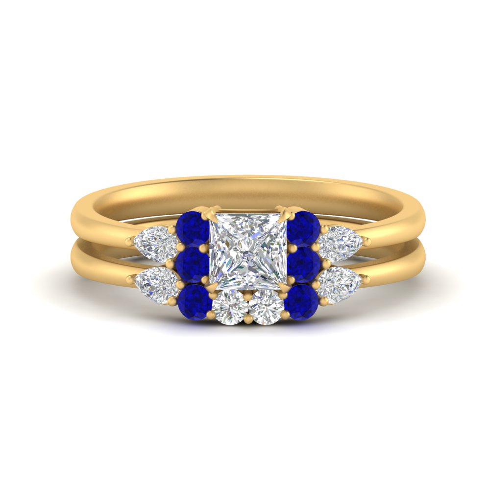 pear-accent-sapphire-princess-cut-wedding-ring-set-in-FD9289PRGSABL-ANGLE3-NL-YG