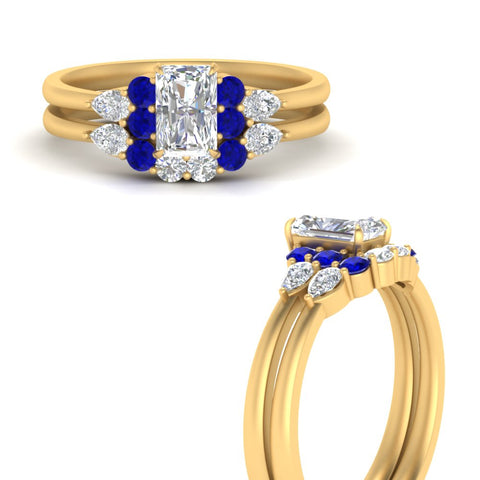 pear-accent-sapphire-radiant-cut-wedding-ring-set-in-FD9289RAGSABL-ANGLE3-NL-YG