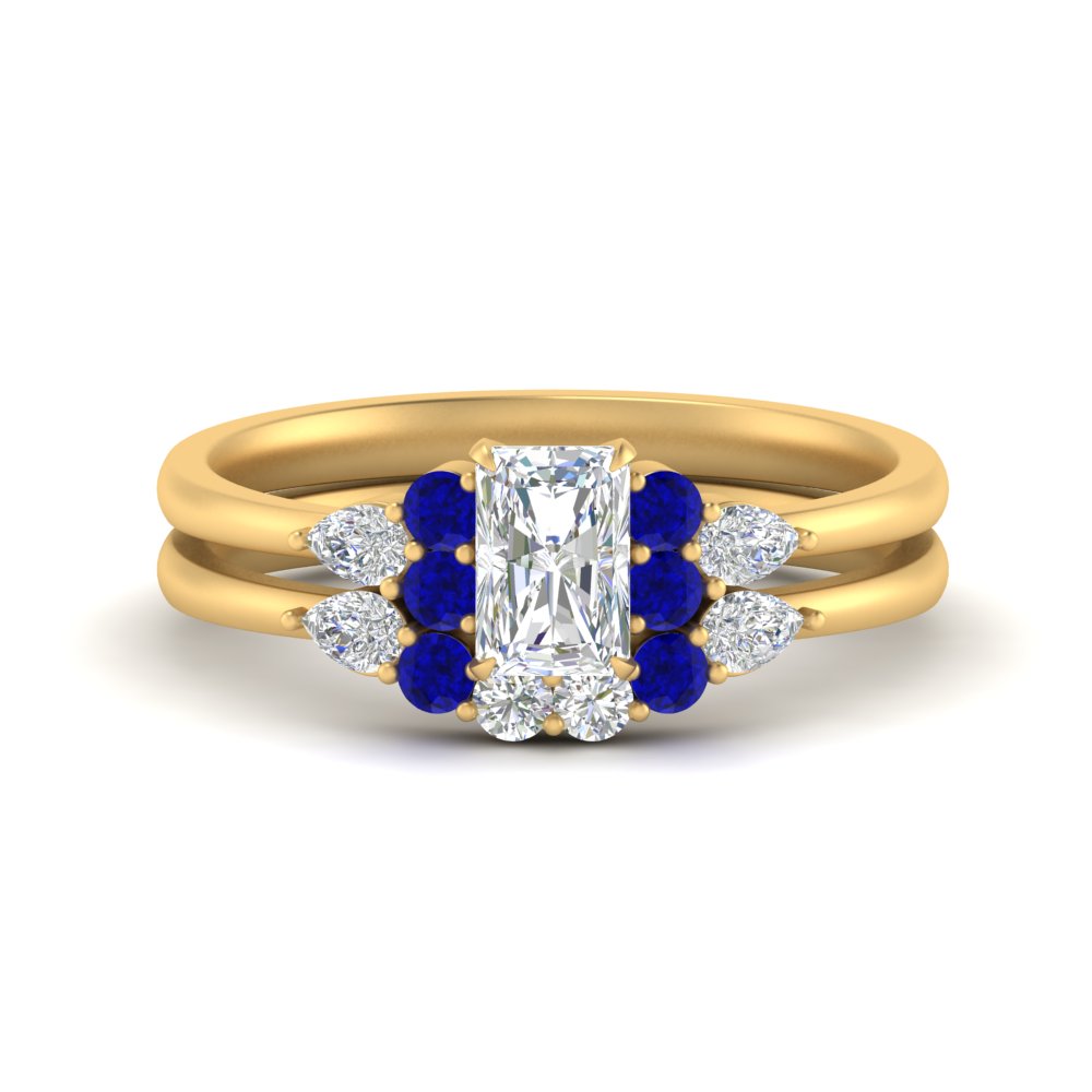 pear-accent-sapphire-radiant-cut-wedding-ring-set-in-FD9289RAGSABL-ANGLE3-NL-YG