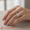 Load image into Gallery viewer, pear-accented-3-row-engagement-ring-yellow-gold-fdenr9982-model