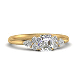 Load image into Gallery viewer, pear-accented-asscher-cut-diamond-ring-in-FD9289ASRANGLE3-NL-YG
