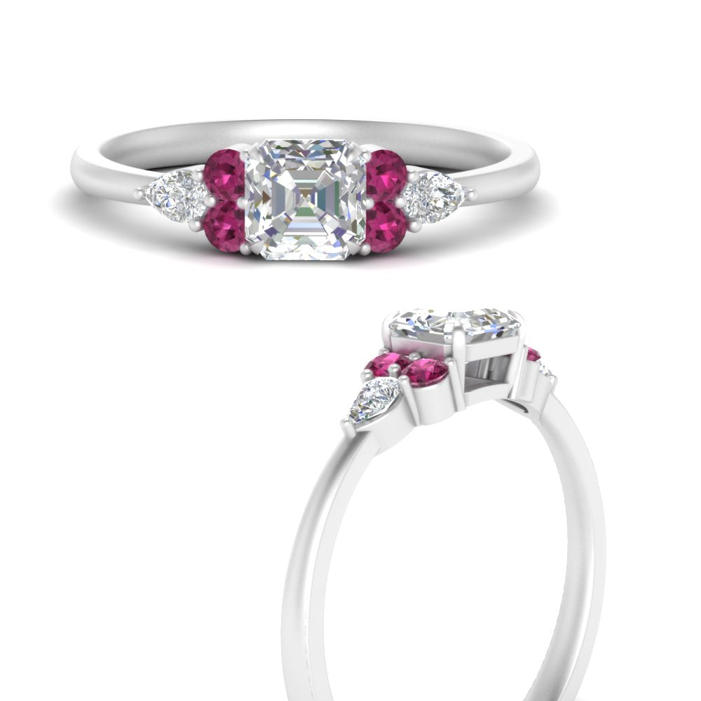 pear-accented-asscher-cut-diamond-ring-with-pink-sapphire-in-FD9289ASRGSADRPIANGLE3-NL-WG
