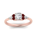 Thumbnail 15 - pear-accented-asscher-cut-diamond-ring-with-ruby-in-FD9289ASRGRUDRANGLE3-NL-RG